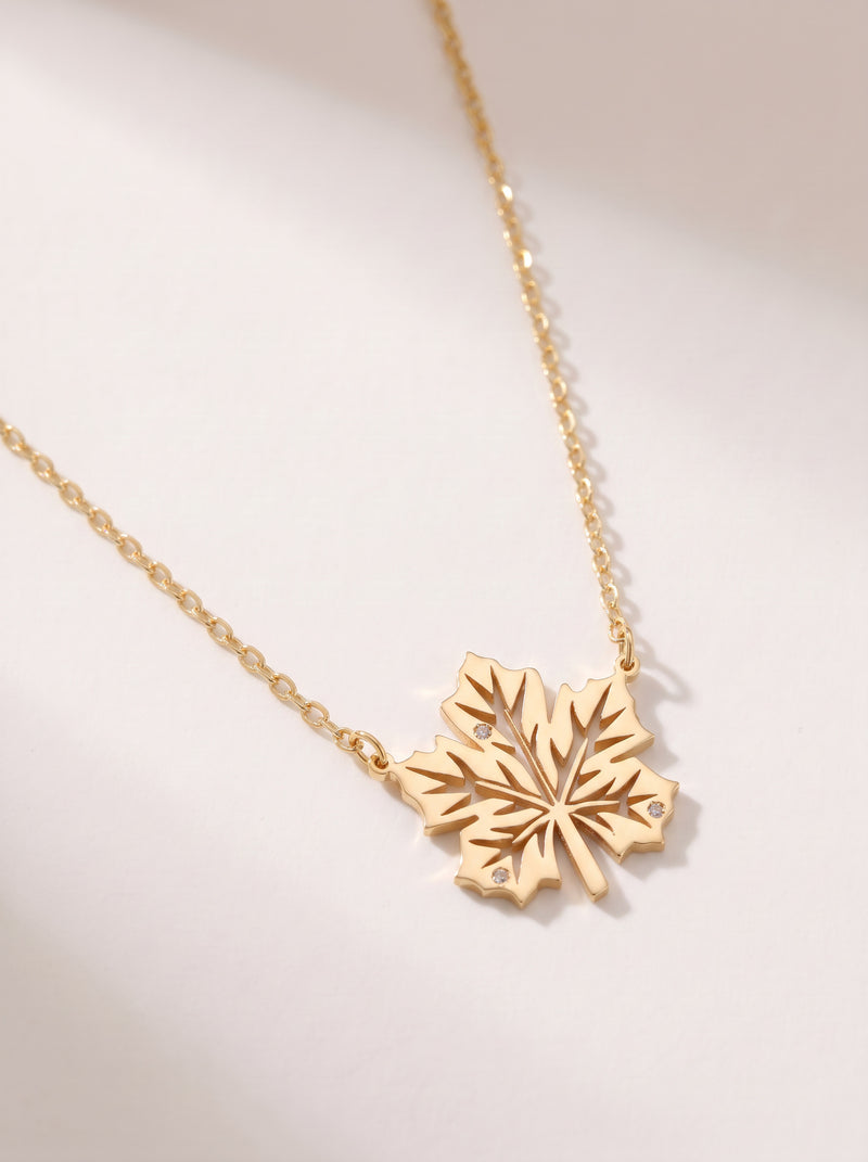 Maple Leaf Necklace