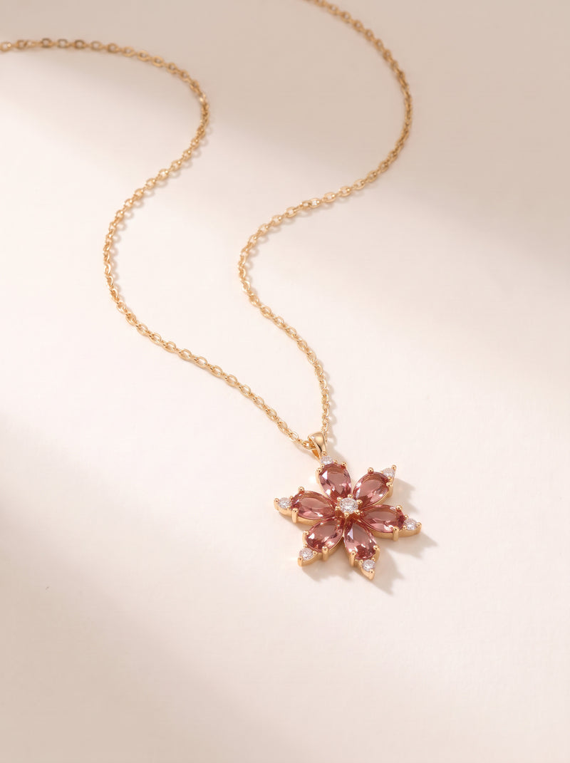 Blush Flower Necklace