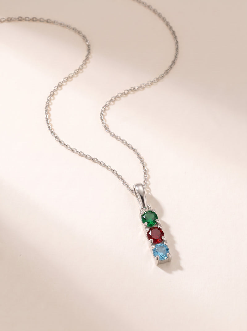 Birthstone Bar Necklace